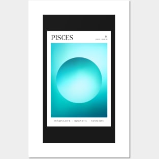 Pisces Zodiac Astrology Sign Aura Posters and Art